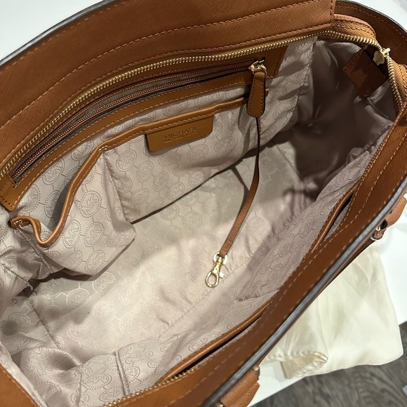 Michael Kors Brown Leather Satchel - Picture 6 of 6
